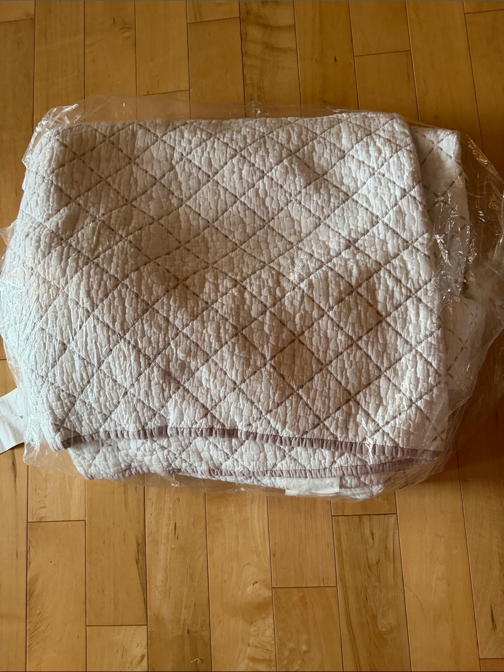 Restoration Hardware Quilted Bedspread in Light Beige